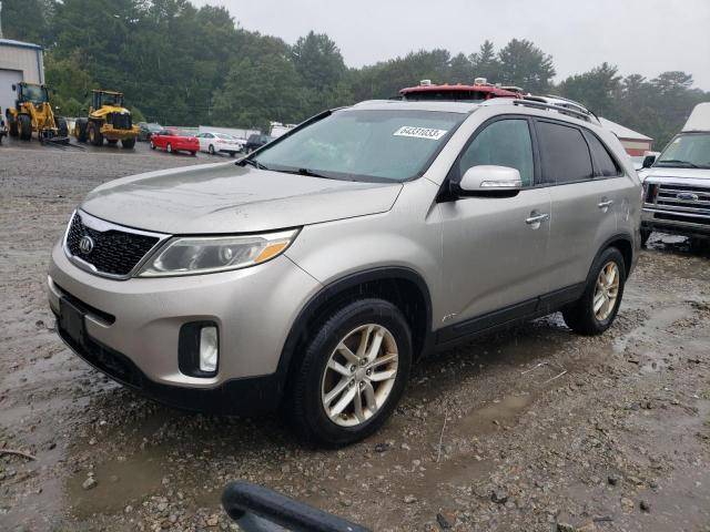 KIA SORENTO LX 2015 with VIN 5XYKTCA66FG654976 - Photo from auction