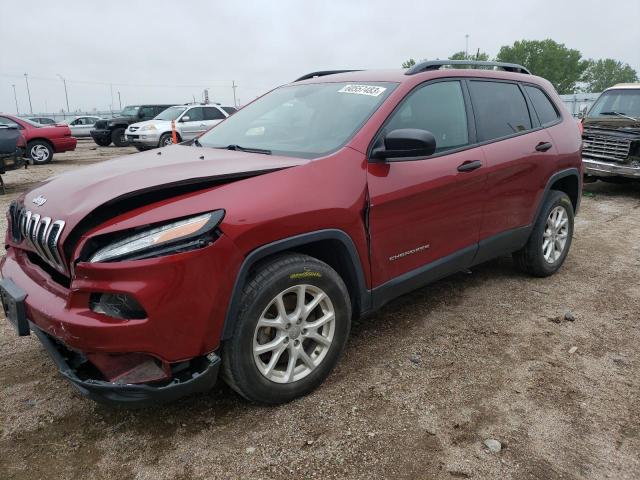 JEEP CHEROKEE S 2016 with VIN 1C4PJMAB3GW251251 - Photo from auction