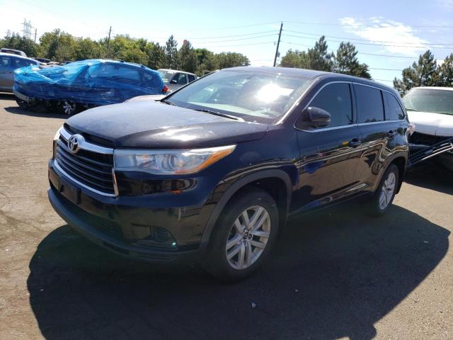TOYOTA HIGHLANDER 2016 with VIN 5TDBKRFH2GS289443 - Photo from auction