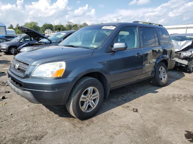 HONDA PILOT EX 2005 with VIN 5FNYF18405B028159 - Photo from auction
