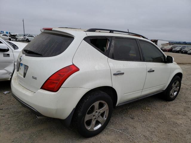 Photo 3 from auction – 2005 NISSAN MURANO SL with VIN JN8AZ08TX5W320007