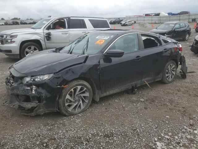 HONDA CIVIC EX 2018 with VIN 19XFC2F79JE039471 - Photo from auction