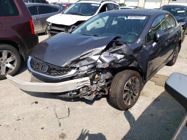 HONDA CIVIC EX 2014 with VIN 2HGFB2F89EH540531 - Photo from auction