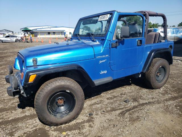JEEP WRANGLER / 2002 with VIN 1J4FA49S72P769800 - Photo from auction