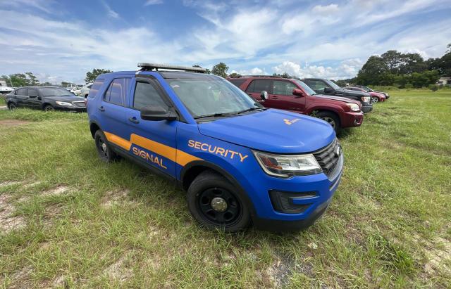 FORD EXPLORER P 2018 with VIN 1FM5K8AR4JGC95605 - Photo from auction