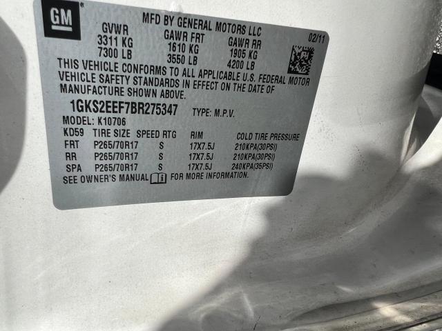 Photo 10 from auction – 2011 GMC YUKON DENA with VIN 1GKS2EEF7BR275347