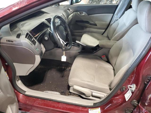 Photo 7 from auction – 2012 HONDA CIVIC LX with VIN 2HGFB2F58CH013311