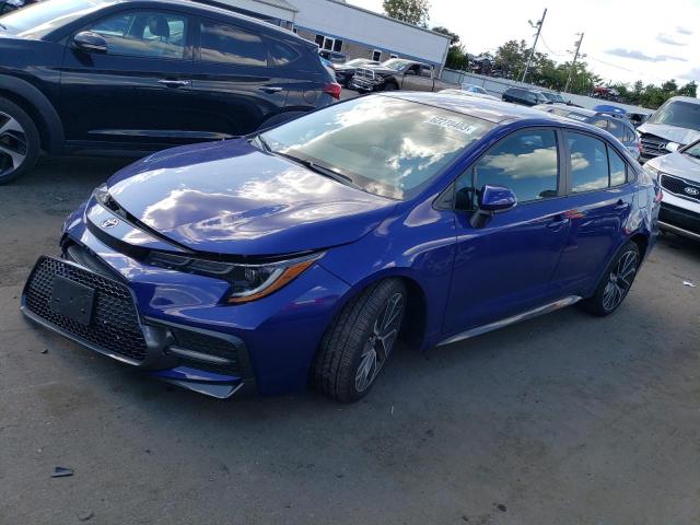 TOYOTA COROLLA SE 2022 with VIN 5YFS4MCE9NP103748 - Photo from auction