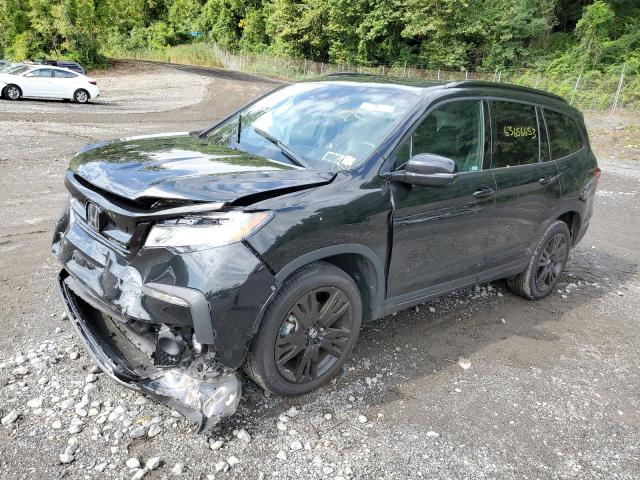 HONDA PILOT BLAC 2022 with VIN 5FNYF6H77NB059805 - Photo from auction