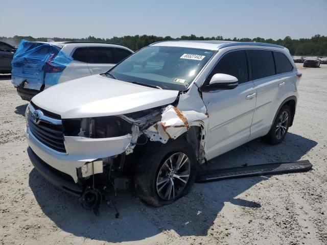 TOYOTA HIGHLANDER 2016 with VIN 5TDJKRFH2GS332643 - Photo from auction