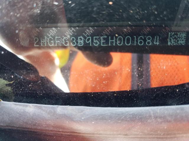 Photo 12 from auction – 2014 HONDA CIVIC EXL with VIN 2HGFG3B95EH001684