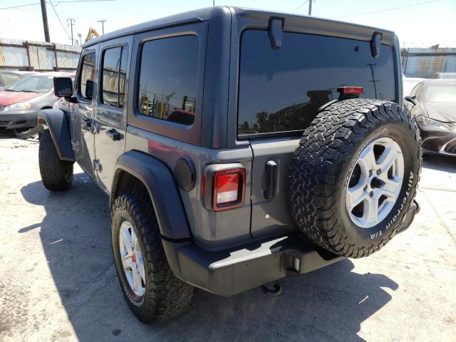 Photo 2 from auction – 2020 JEEP WRANGLER U with VIN 1C4HJXDNXLW166350