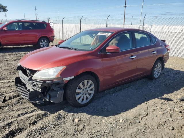 NISSAN SENTRA S 2015 with VIN 3N1AB7AP3FL685399 - Photo from auction