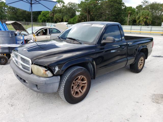 DODGE DAKOTA SXT 2004 with VIN 1D7FL16K34S670125 - Photo from auction