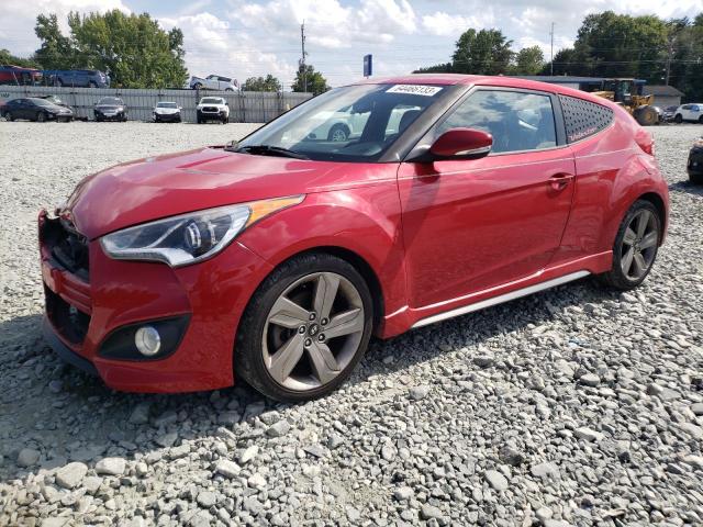 HYUNDAI VELOSTER T 2015 with VIN KMHTC6AE3FU222949 - Photo from auction