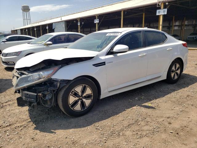 KIA OPTIMA HYB 2013 with VIN KNAGM4AD0D5045375 - Photo from auction