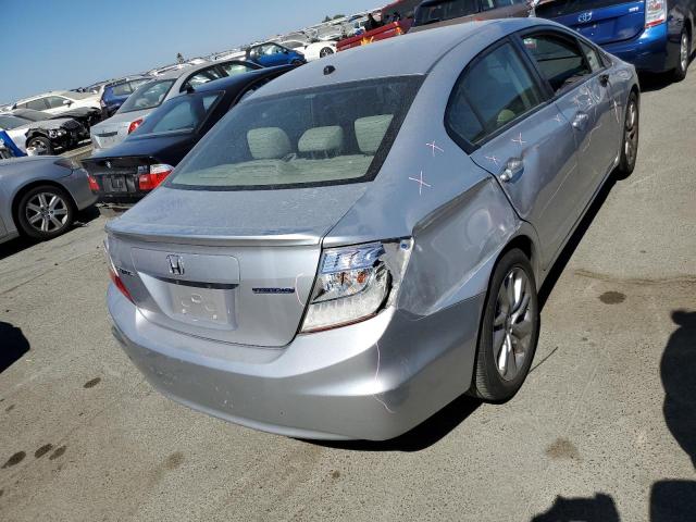 Photo 3 from auction – 2012 HONDA CIVIC HYBR with VIN JHMFB4F2XCS000874