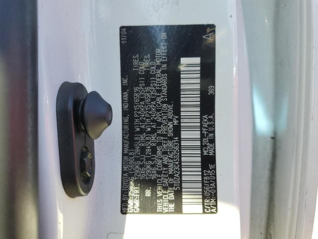 Photo 14 from auction – 2005 TOYOTA SIENNA CE with VIN 5TDZA23C45S256314
