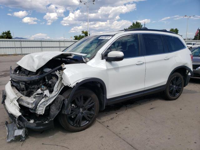 HONDA PILOT SE 2021 with VIN 5FNYF6H22MB013401 - Photo from auction