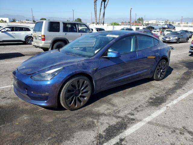TESLA MODEL 3 2022 with VIN 5YJ3E1EC7NF168640 - Photo from auction