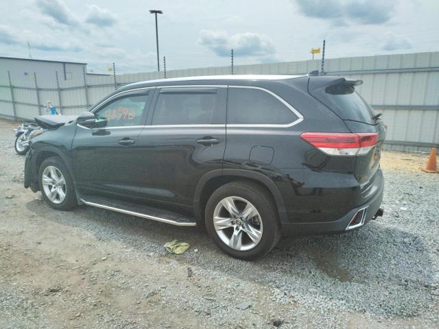 Photo 2 from auction – 2017 TOYOTA HIGHLANDER with VIN 5TDYZRFH9HS218330