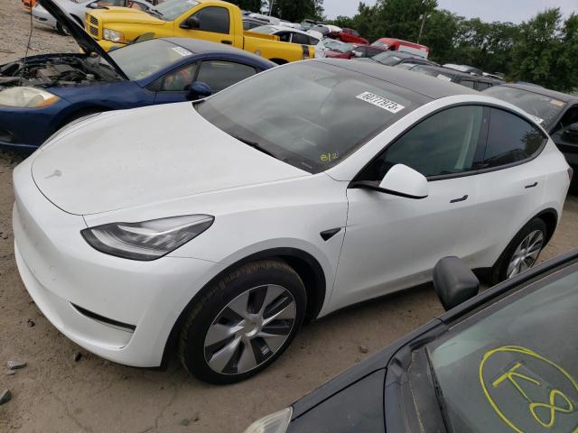 TESLA MODEL Y 2022 с VIN 7SAYGDEE0NA021661 - Фото с аукциона