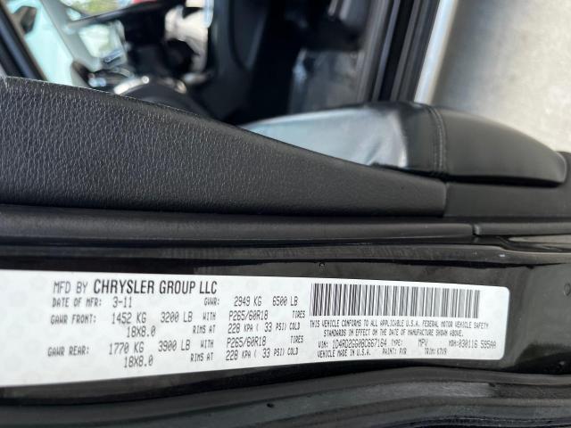 Photo 10 from auction – 2011 DODGE DURANGO EX with VIN 1D4RD2GG0BC667164