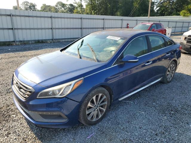 HYUNDAI SONATA SPO 2015 with VIN 5NPE34AF9FH063312 - Photo from auction