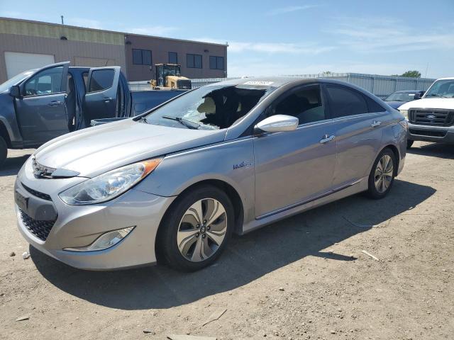 HYUNDAI SONATA HYB 2013 with VIN KMHEC4A40DA090493 - Photo from auction