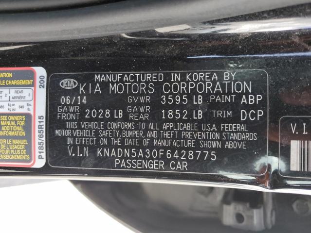 Снимка 14 от търг – 2015 KIA RIO EX с VIN KNADN5A30F6428775