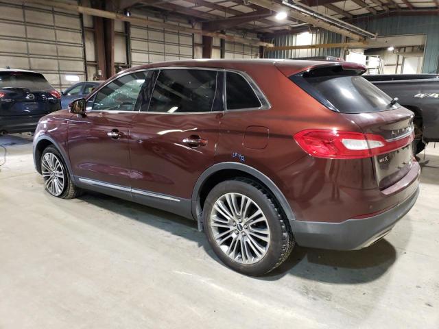 Photo 2 from auction – 2016 LINCOLN MKX RESERV with VIN 2LMTJ8LR7GBL55419