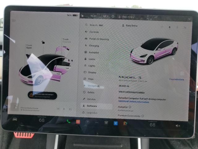 Photo 9 from auction – 2020 TESLA MODEL 3 with VIN 5YJ3E1EA9LF658850