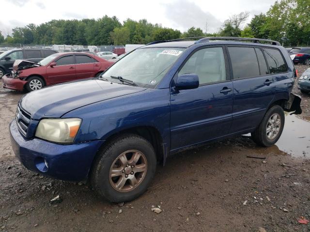 TOYOTA HIGHLANDER 2007 with VIN JTEEP21A370191584 - Photo from auction