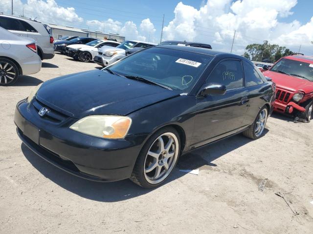 HONDA CIVIC LX 2002 with VIN 1HGEM21522L063491 - Photo from auction