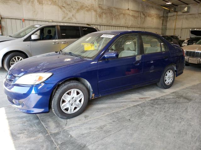 Photo 1 from auction – 2005 HONDA CIVIC DX with VIN 1HGES16445L020145