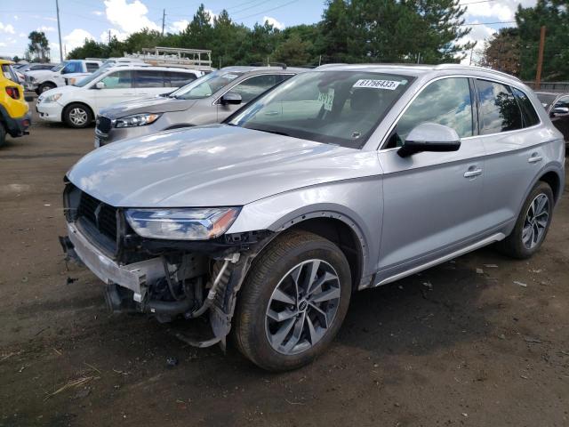 AUDI Q5 PREMIUM 2021 with VIN WA1BAAFY4M2007434 - Photo from auction