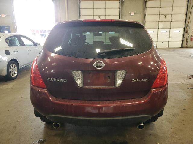 Photo 6 from auction – 2005 NISSAN MURANO SL with VIN JN8AZ08W15W410916