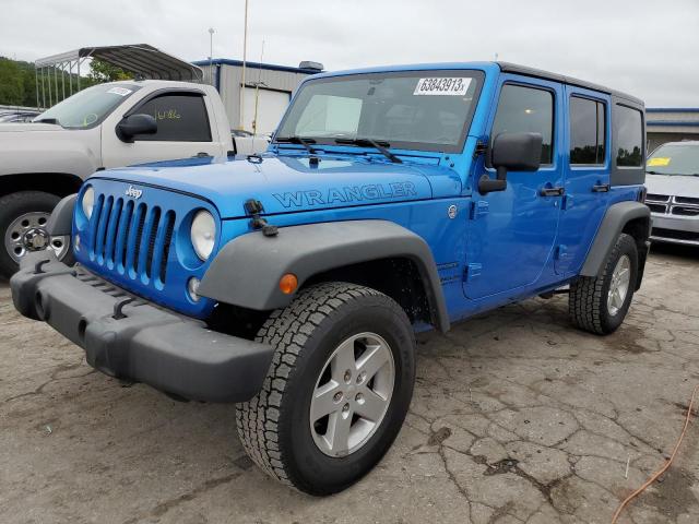 JEEP WRANGLER U 2015 with VIN 1C4BJWDG2FL504881 - Photo from auction