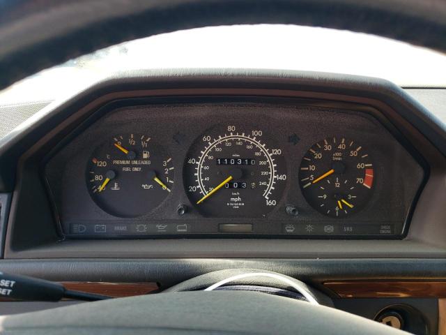 Photo 9 from auction – 1991 MERCEDES-BENZ 300 E with VIN WDBEA30D7MB392197