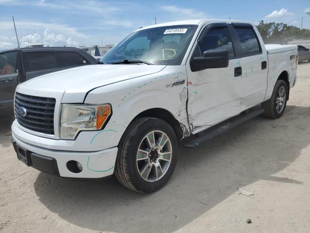 FORD F150 SUPER 2014 with VIN 1FTEW1CM2EKF87841 - Photo from auction