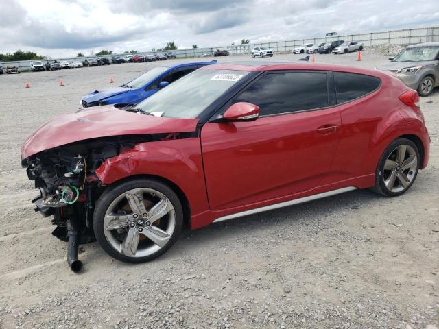 HYUNDAI VELOSTER T 2013 with VIN KMHTC6AE7DU111088 - Photo from auction