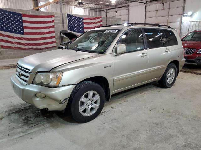TOYOTA HIGHLANDER 2002 with VIN JTEGF21A420056652 - Photo from auction