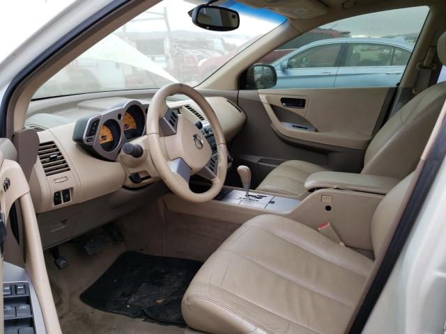 Photo 7 from auction – 2005 NISSAN MURANO SL with VIN JN8AZ08TX5W320007