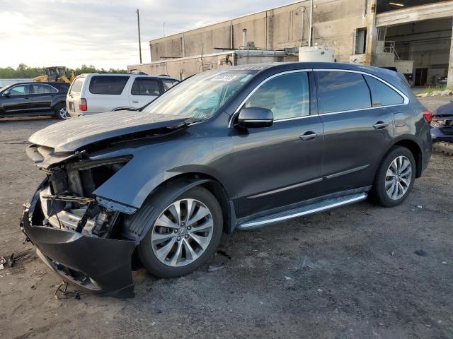 ACURA MDX TECHNO 2014 with VIN 5FRYD4H60EB015130 - Photo from auction