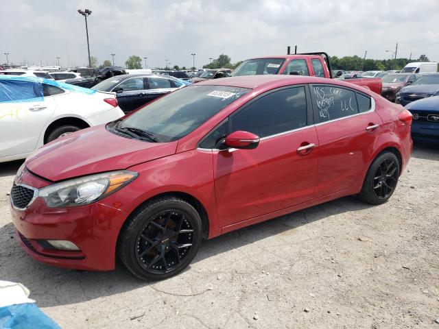 KIA FORTE EX 2014 with VIN KNAFX4A87E5106969 - Photo from auction