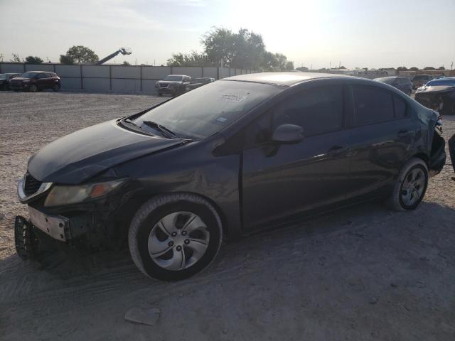 HONDA CIVIC LX 2013 with VIN 19XFB2F58DE096427 - Photo from auction