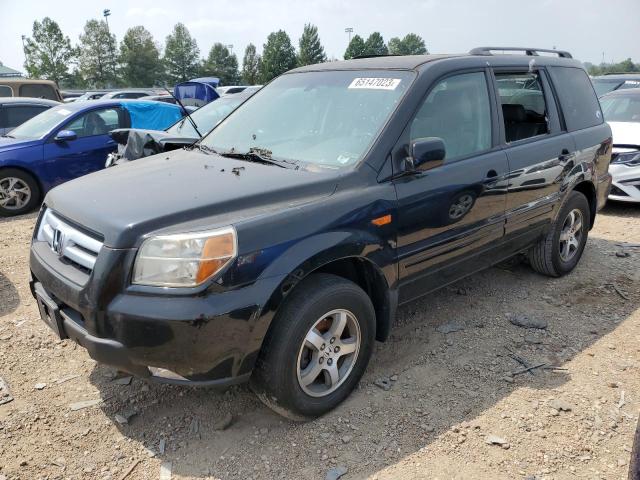 HONDA PILOT EXL 2007 with VIN 5FNYF287X7B003806 - Photo from auction