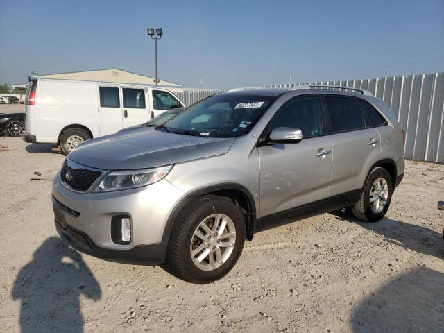 KIA SORENTO LX 2015 with VIN 5XYKT4A67FG655012 - Photo from auction