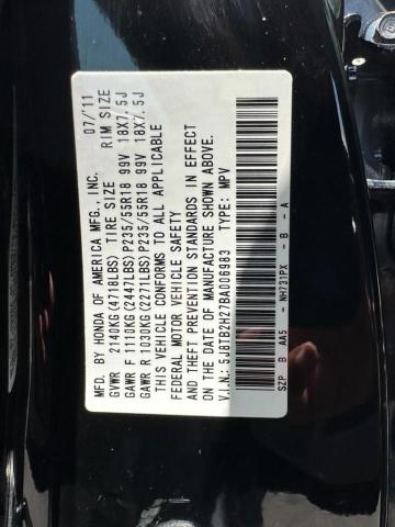 Photo 10 from auction – 2011 ACURA RDX with VIN 5J8TB2H27BA006983