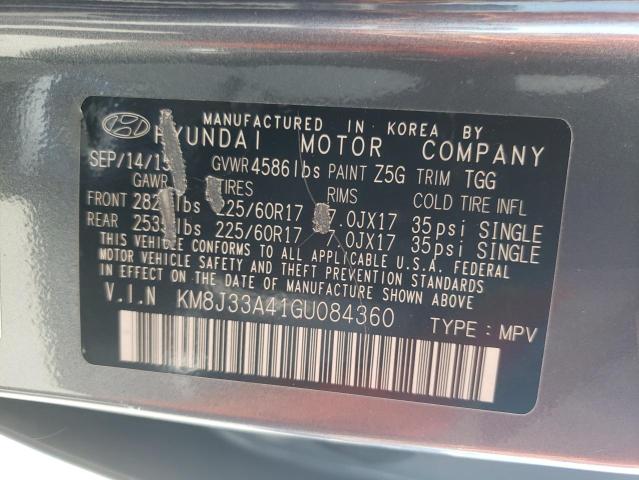 Photo 14 from auction – 2016 HYUNDAI TUCSON LIM with VIN KM8J33A41GU084360
